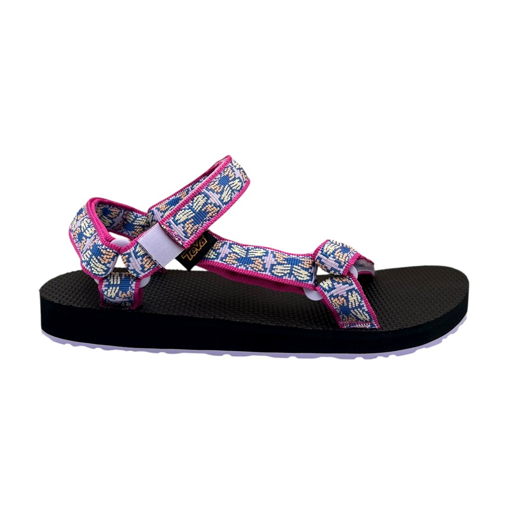 Teva Youth Girls Sport Sandals Size 5 Butterfly Lilac Adjustable Lightweight